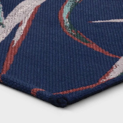 Tapestry Outdoor Rug Cactus Floral - Threshold™ 4 Tapestry Outdoor Rug Cactus Floral - Threshold™ - Image 2