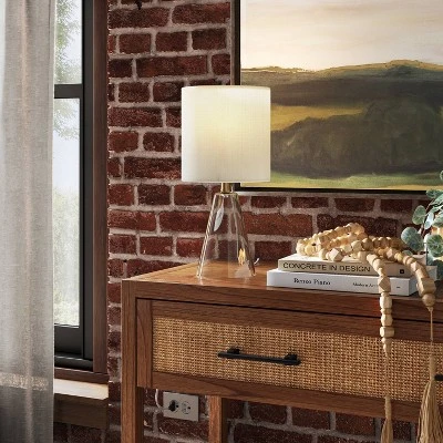 Glass Cone Mini Table Lamp Clear - Threshold™ 3 Glass Cone Mini Table Lamp Clear - Threshold™