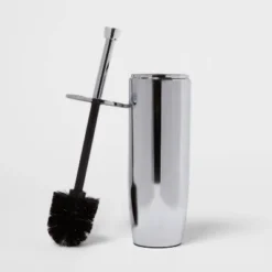 Solid Modern Toilet Brush Chrome - Threshold™ -Threshold GUEST 6f6c32fe a74f 4acf 9a60 3b9cb0492fd5
