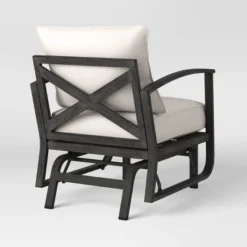 2pc Ryegate Glider Outdoor Patio Chairs, Club Chairs Gray - Threshold™ -Threshold GUEST 73731d60 a0d4 466c bc64 d09859cffa2b