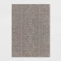 Outlined Geo Pattern Outdoor Rug Neutral - Threshold™ -Threshold GUEST 77d9086e 866f 4494 96ca 29d28f9b5e30