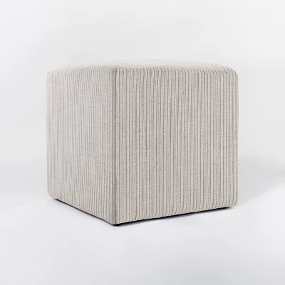 Lynwood Square Upholstered Cube - Threshold™ Designed With Studio McGee 19 Lynwood Square Upholstered Cube - Threshold™ Designed With Studio McGee - Image 17