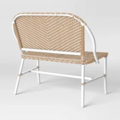 Suffield Wicker Patio Bench With Back - Threshold™ -Threshold GUEST 79fb0b72 a9ef 433d 93e7 7080a559f253