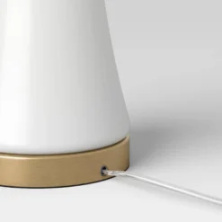 Small Opal Glass Lamp Base White - Threshold™ -Threshold GUEST 7a90fe9a 5b7d 4cbe 9a29 a52c5a30274a