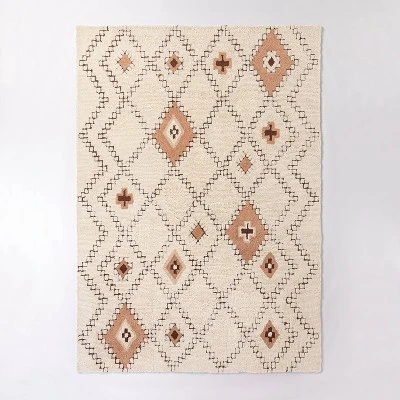Northridge Hand Tufted Wool Shag Diamond Area Rug - Threshold™ Designed With Studio McGee 11 Northridge Hand Tufted Wool Shag Diamond Area Rug - Threshold™ Designed With Studio McGee - Image 9