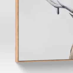 47" X 24" Deer Framed Wall Canvas - Threshold™ 7 47" X 24" Deer Framed Wall Canvas - Threshold™ -Threshold GUEST 801f9c94 a9bf 43ed b5ef dcc9caa0f1b7