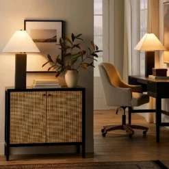 Square Table Lamp With Tapered Shade Black - Threshold™ Designed With Studio McGee -Threshold GUEST 8020a308 4183 423b 8baa 7bdbe80eb193