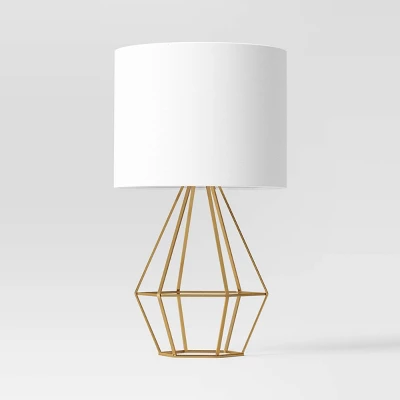 Large Geo Table Lamp Brass - Threshold™ 6 Large Geo Table Lamp Brass - Threshold™ - Image 4