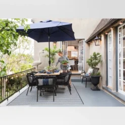 Pattern Stripe Outdoor Rug Blue - Threshold 17 Pattern Stripe Outdoor Rug Blue - Threshold -Threshold GUEST 85ac51d9 65a8 4235 bb8f 62d77b7a20a4