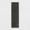 2'x7' Hand Woven Cotton/Wool Runner Black - Threshold™ -Threshold GUEST 86f135cf 5fce 44c4 a987 8902a42a7a22