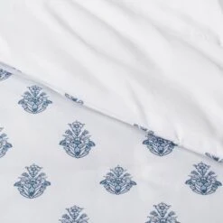 5pc Block Print With Border Comforter Bedding Set White/Blue - Threshold™ 11 5pc Block Print With Border Comforter Bedding Set White/Blue - Threshold™ -Threshold GUEST 87dd5d83 f936 452c b43a 910fde851cfd