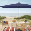10'x6' Rectangular Solar Market Patio Umbrella - Black Pole - Threshold™ 1 10'x6' Rectangular Solar Market Patio Umbrella - Black Pole - Threshold™ -Threshold GUEST 893fea82 b470 4e9b af1c 033fdd7d4ba3