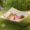 13' Pillowtop Outdoor Fabric Hammock With Spreader Bar Terracotta Pink - Threshold™ -Threshold GUEST 89b4be09 14df 40a3 b767 27d36ffb6cef