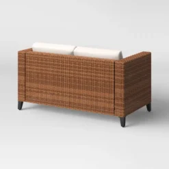 Brookfield Steel Wicker Loveseat - Light Brown - Threshold™ 10 Brookfield Steel Wicker Loveseat - Light Brown - Threshold™ -Threshold GUEST 89cfd654 7349 4873 8e2b c4b510806e85