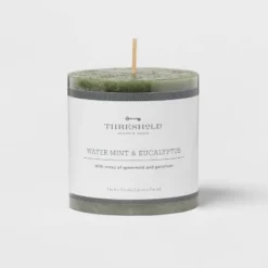 Pillar Candle Water Mint & Eucalyptus Green - Threshold™ 10 Pillar Candle Water Mint & Eucalyptus Green - Threshold™ -Threshold GUEST 8b43be9b f4ec 4c35 b3ce 982c31b51eaa