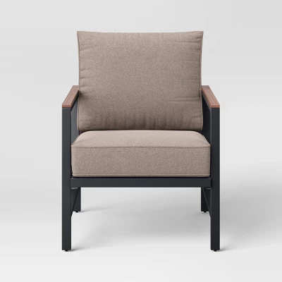 Oak Park 3pc Patio Chat Set - Threshold™ 5 Oak Park 3pc Patio Chat Set - Threshold™ - Image 3