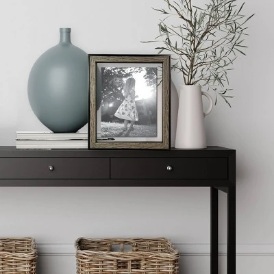 10" X 12" Float To 8" X 10" Single Image Frame Rustic Walnut/Black - Threshold™ 6 10" X 12" Float To 8" X 10" Single Image Frame Rustic Walnut/Black - Threshold™ - Image 4