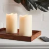 2pk 5" X 3" LED Flickering Flame Candle Cream - Threshold™ -Threshold GUEST 9070f367 6e37 4d08 a5fc 110e495e5a07