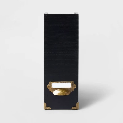 Wood Magazine File Black - Threshold™ 4 Wood Magazine File Black - Threshold™ - Image 2