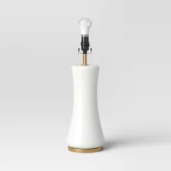 Large Opal Glass Lamp Base Off-White - Threshold™ -Threshold GUEST 97dff826 08e1 4067 b932 4e07b52861b7