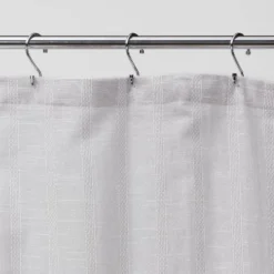 Tonal Striped Shower Curtain Gray - Threshold™ -Threshold GUEST 9d85574a fa44 4133 9705 d699c7741c62