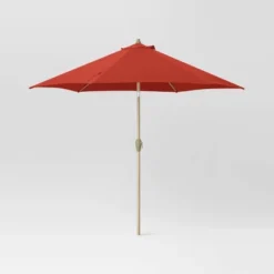 9'x9' Market Patio Umbrella - Light Wood Pole - Threshold™ 38 9'x9' Market Patio Umbrella - Light Wood Pole - Threshold™ -Threshold GUEST 9db5dec2 e939 4b4f 952d 58f53d61f0ef