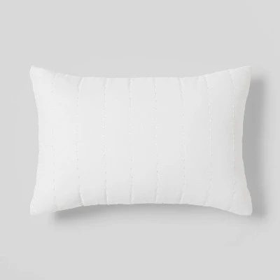 5pc Reversible Heathered Herringbone Stripe Comforter Set - Threshold™ 9 5pc Reversible Heathered Herringbone Stripe Comforter Set - Threshold™ - Image 7