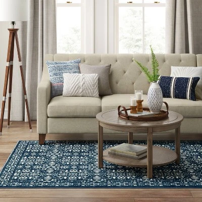 Medallion Woven Rug - Threshold 4 Medallion Woven Rug - Threshold - Image 2