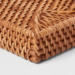 Rattan Tray Light Brown - Threshold™ 7 Rattan Tray Light Brown - Threshold™ -Threshold GUEST a483bb96 0859 4ec8 b99d c4c54db21101