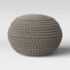 Cloverly Chunky Knit Pouf - Threshold™ -Threshold GUEST a61f3344 e136 4fa9 a039 22e9c3a9de7f