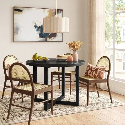 Bamboo Ceiling Drum Light Natural - Threshold™ 3 Bamboo Ceiling Drum Light Natural - Threshold™