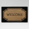 1'6"x2'6" Welcome Coir Doormat - Threshold™ -Threshold GUEST a858cb9e ec0d 4bb5 998a 5ad143ea6a2d