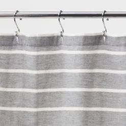 Stripe Shower Curtain Radiant Gray - Threshold™ 7 Stripe Shower Curtain Radiant Gray - Threshold™ -Threshold GUEST a89f56d5 2a32 4990 b749 f9d763d801f6