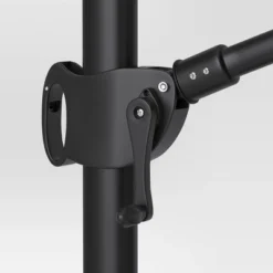 11'x11' Offset Patio Umbrella Linen - Black Pole - Threshold™ -Threshold GUEST ade5bb22 526e 4c9c 90ee ad3419d1a71a