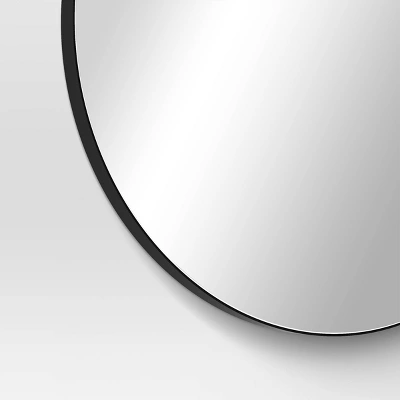 28" Round Infinity Circle Mirror Black - Threshold™ 5 28" Round Infinity Circle Mirror Black - Threshold™ - Image 3