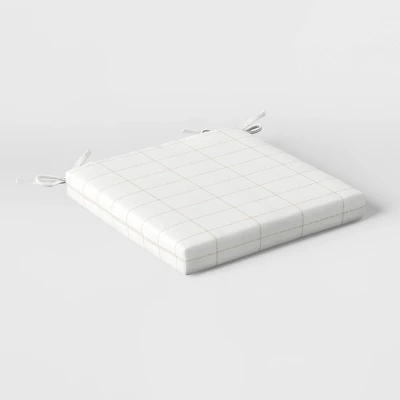 Woven Grid Outdoor Seat Cushion - Threshold™ 4 Woven Grid Outdoor Seat Cushion - Threshold™ - Image 2