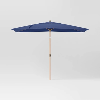 10'x6' Rectangular Market Patio Umbrella - Light Wood Pole - Threshold™ 20 10'x6' Rectangular Market Patio Umbrella - Light Wood Pole - Threshold™ - Image 18