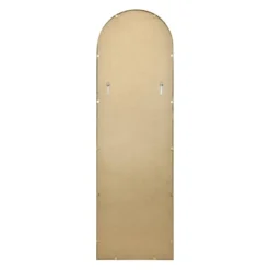 20" X 65" Arched Metal Leaner Mirror Brass - Threshold™ -Threshold GUEST bc7f553b 3945 45cf 92bd ab90da94503f