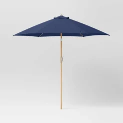 9'x9' Market Patio Umbrella - Light Wood Pole - Threshold™ 36 9'x9' Market Patio Umbrella - Light Wood Pole - Threshold™ -Threshold GUEST be73022e d97d 40e5 9e1f 587397b2c049