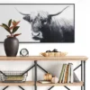47" X 24" Highland Cow Framed Canvas - Threshold™ -Threshold GUEST c05618ba a929 49e1 8638 f2e7e30397ac