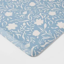 30" X 18" Floral Comfort Mat Blue - Threshold™ -Threshold GUEST c3b52b50 f1f1 4307 a734 81a6dde2999a