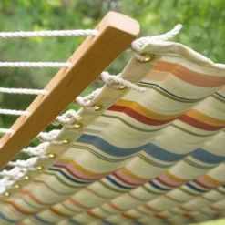 13' Pillowtop Outdoor Fabric Hammock With Spreader Bar Terracotta Pink - Threshold™ -Threshold GUEST c4063e24 05a0 4999 891a 855cd3d9b6e7