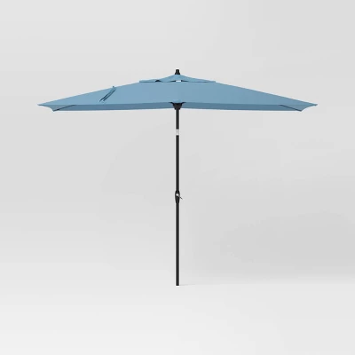 10'x6' Rectangular Market Patio Umbrella - Light Wood Pole - Threshold™ 21 10'x6' Rectangular Market Patio Umbrella - Light Wood Pole - Threshold™ - Image 19