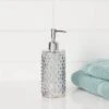 Hobnail Glass With Plastic Pump Soap/Lotion Dispenser Gray Tint - Threshold™ 2 Hobnail Glass With Plastic Pump Soap/Lotion Dispenser Gray Tint - Threshold™ -Threshold GUEST c48a961d 5dc7 4953 8f27 2f491a4a7486
