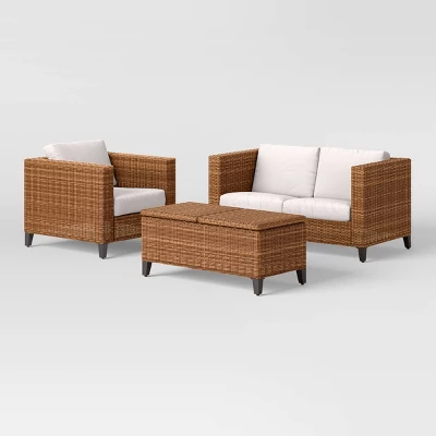 Brookfield Patio Furniture Conversation Set Collection - Threshold™ 3 Brookfield Patio Furniture Conversation Set Collection - Threshold™