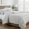4pc Clipped Stripe Poms Comforter Bedding Set - Threshold™ -Threshold GUEST c5caf778 bfb2 4ad4 ab56 a515760d4741