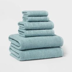 6pc Modern Bath Towels And Washcloths Set - Threshold™ -Threshold GUEST c6773a33 a6b5 419c ada6 4a4c27ffd52b