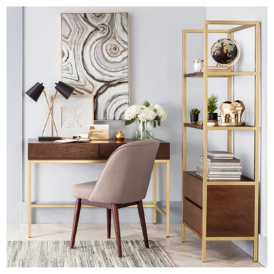 Desktop Globe W/ Gold Base - Threshold™ 5 Desktop Globe W/ Gold Base - Threshold™ - Image 3