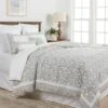 8pc Printed Floral With Border 8pc Comforter Set Green - Threshold™