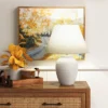 Turned Ceramic Table Lamp White - Threshold™ -Threshold GUEST d186238e 2927 4758 ae7a 07bf1331c6f8